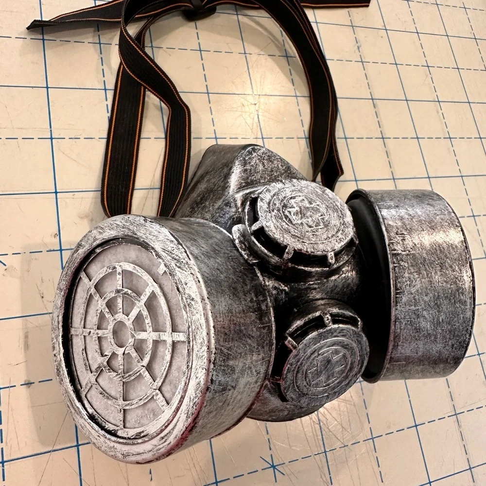 Steampunk Mask - Silver & Black. Halloween mask